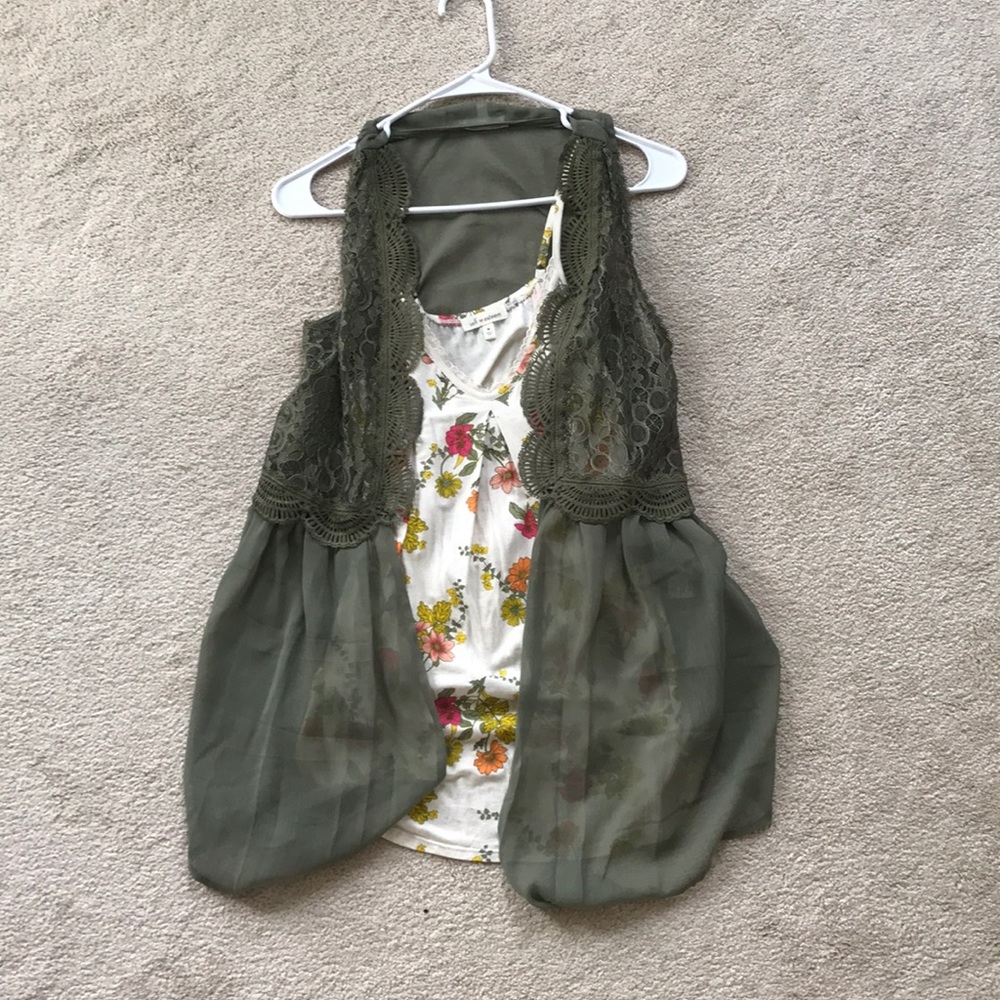 two piece top